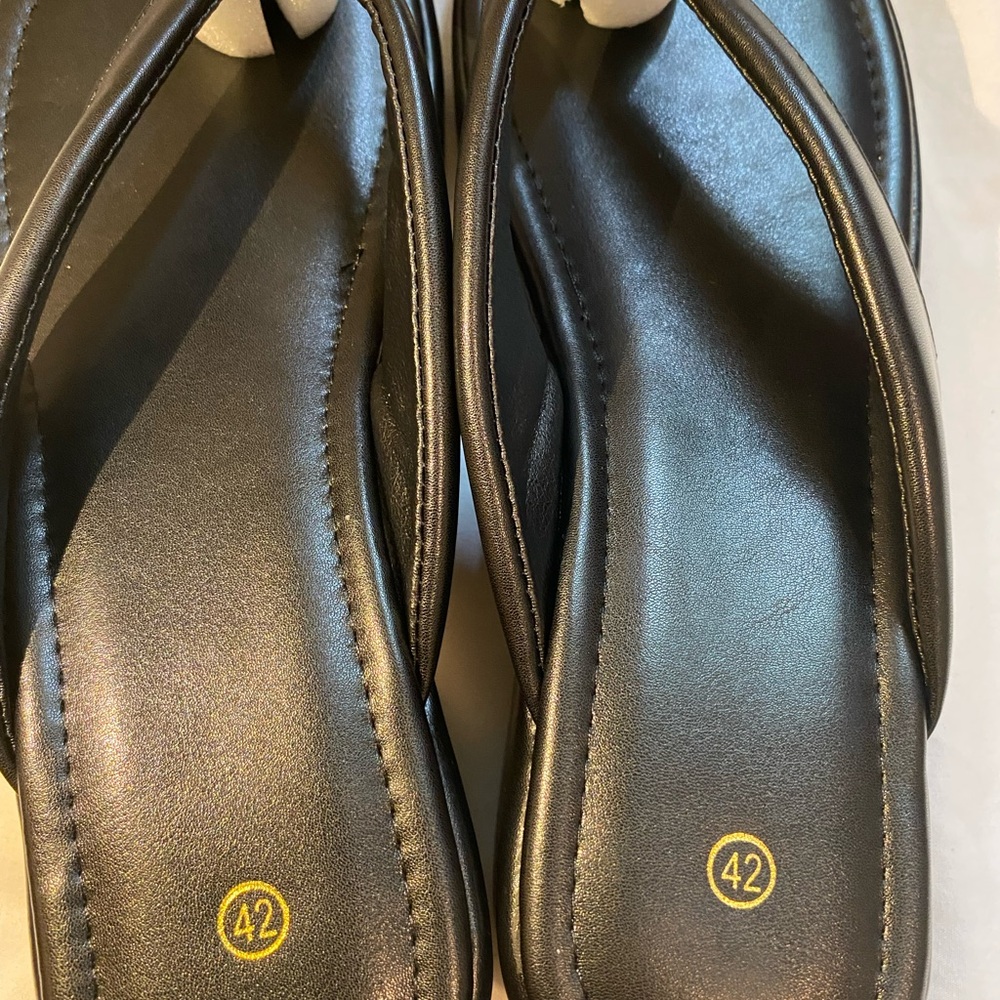 SHEIN Black Women's Sandals Size 42 - Picture 7 of 8